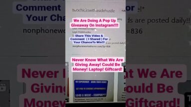 Another Giveaway! Follow Us On Instagram!! #trending #workfromhomejobs #giveaways #free #workathome