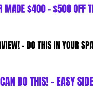 Member Made $400-$500 | Skip The Interview | Work When You Want |Anyone Can Do This Easy Side Hustle