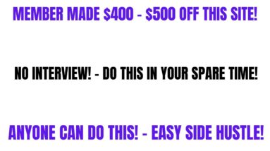 Member Made $400-$500 | Skip The Interview | Work When You Want |Anyone Can Do This Easy Side Hustle