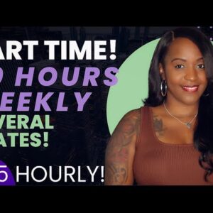 *PART TIME* $25 HOURLY, 20 HOURS WEEKLY! NEW WORK FROM HOME JOB!