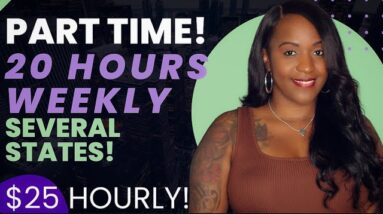 *PART TIME* $25 HOURLY, 20 HOURS WEEKLY! NEW WORK FROM HOME JOB!