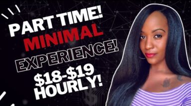 *60 SECOND APP* MINIMAL EXPERIENCE NEEDED!  PART TIME 18-$19 HOURLY WORK FROM HOME JOB!