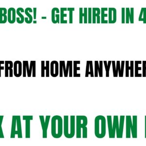 Be The Boss! Get Hired Asap! - 4 Steps | Work At Your Own Pace | Anywhere USA | Work From Home Job