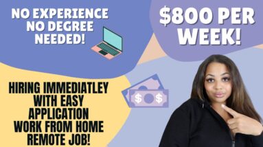 EASY $20 PER HOUR NO EXPERIENCE AND NO DEGREE NEEDED WORK FROM HOME JOB HIRING IMMEDIATELY 2022!