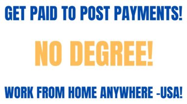 No Degree Work From Home Job | Get Paid To Post Payments | Work From Home Anywhere USA