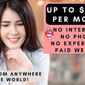 PAID WEEKLY! NO INTERVIEW! EARN $3,250 - $4,900 TO REVIEW CALLS FROM HOME *NO TALKING ON THE PHONE*