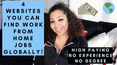 4 LEGIT WORK FROM HOME WEBSITES HIRING INTERNATIONALLY WITH HIGH PAYING REMOTE JOBS AND BENEFITS!