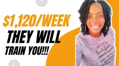 They Will Train!!! $1,200 Per Week!! Non Phone Work From Home Jobs!!!