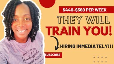 They Will Train You!!! $440-$560 Per Week!! Paid Training Remote Jobs| Hiring Now| Non Phone Jobs