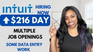 HIRES FAST! $152-$216 PER DAY TO DO TAXES FROM HOME I INTUIT I WORK FROM HOME JOBS 2023