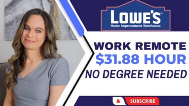 Up To $31.88 Hour Working From Home For Lowe's Home Improvement Customer Relations | No Degree | USA