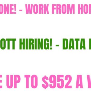 Non Phone Work From Home Job Marriott Hiring! Data Entry | Up To $952 A Week | Online Job Hiring Now