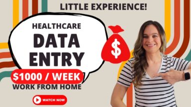 Healthcare DATA ENTRY Little Experience Needed Non-Phone Work From Home Job 2023 | $53,000 Year