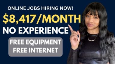 NO EXPERIENCE EARN $8417 PER MONTH I FREE COMPUTER & INTERNET REIMBURSEMENT WORK FROM HOME JOBS 2023