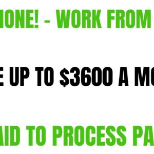 Get Paid To Process Payroll Checks | Up To $3600 A Month | Work From Home Job | No Degree | Remote