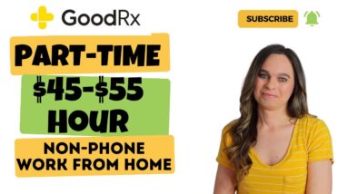 GoodRX Hiring PART-TIME $45 To $55 An Hour Non-Phone Work From Home Job 2023 | No Degree | USA