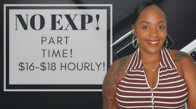 PART TIME! NO EXPERIENCE REQUIRED! 15-25 HOURS A WEEK! NEW WORK FROM HOME JOB!