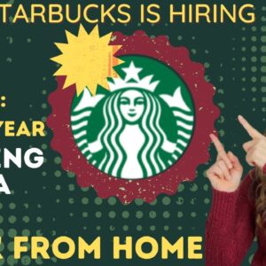 STARBUCKS $52,000 To $89,000 Year Entering DATA Into Databases | Work From Home Job 2023 | No Degree