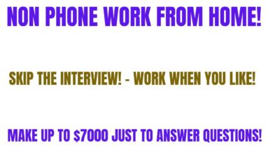 Get Paid To Just Answer Questions | Skip The Interview | Work From Home Job | Make Up To $7000