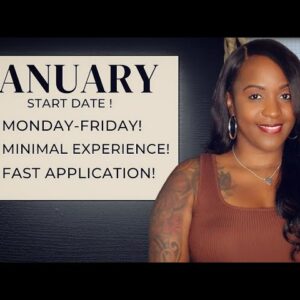 JANUARY START DATE! MONDAY-FRIDAY (OCCASIONALLY SATURDAY) MINIMUM EXPERIENCE WORK FROM HOME JOB!