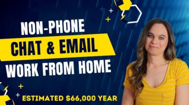 $66,000 Year NON-PHONE Chat & Email Team Lead Work From Home Job 2023 | Home Office Stipend | USA