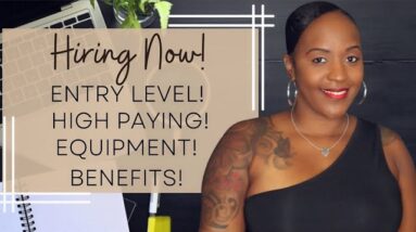 THEY HIRE ALL THE TIME! INSURANCE COMPANIES WITH ENTRY LEVEL & HIGH PAYING WORK FROM HOME JOBS!