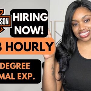 🔥$20-$38 HOURLY WORK FROM HOME JOBS W/ HARLEY DAVIDSON! NO DEGREE MINIMUM EXPERIENCE REQUIRED