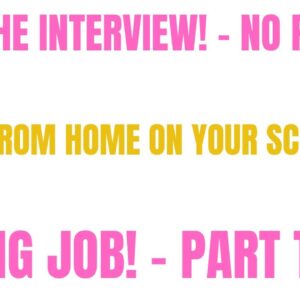 Skip The Interview No Phone Work From Home Job | Work On Your Own Schedule | Typing Job Part Time