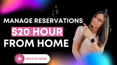 $20 Hour + Bonuses Night Hours Work From Home Job Managing Reservations | No Degree Needed | USA