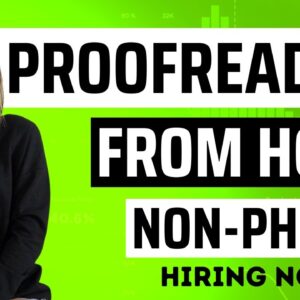 Work From Home Proofreading For Correct Grammar & Accuracy Of Content | Non-Phone | Remote Jobs 2023