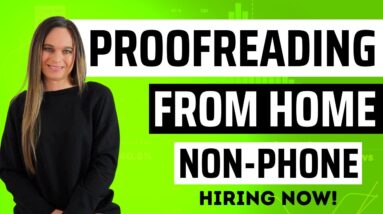 Work From Home Proofreading For Correct Grammar & Accuracy Of Content | Non-Phone | Remote Jobs 2023