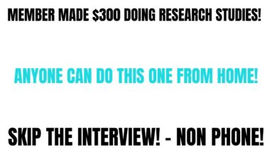 Skip The Interview  Work Anytime   Anyone Can Do This!   Focus Group   Get Paid For Research Studies