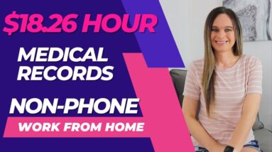 Estimated $18.26 Hour Working From Home Medical Records Clerk For Veterans | No Degree Needed! USA