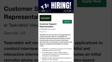 TaskRabbit Hiring! $17/hr Work from Home Job #shorts #remotework #workfromhome