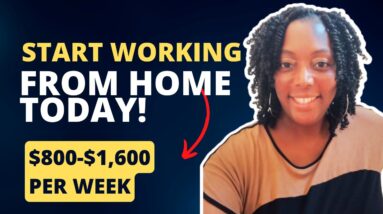 Start Working From Home Today!!! Hiring Immediately!! $800-$1,600 Per Week!! Non Phone Remote Job