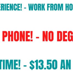 Non Phone | No Experience | Work From Home Job | Part Time Hours Online Job | Remote Job