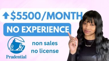 HURRY! ⬆️ $5,500 Per Month! Work From Home Job 2023 With Prudential Experience Is Not Required!