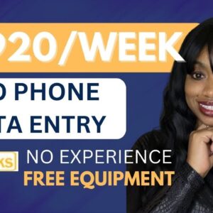 📵NO EXPERIENCE EASY NO PHONE DATA ENTRY JOBS! FREE HOME OFFICE EQUIPMENT! WORK FROM HOME 2023