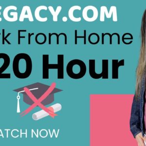 Legacy.com Paying $20 Hour To Work Remotely From Home With No Degree Needed | Remote Job Opportunity