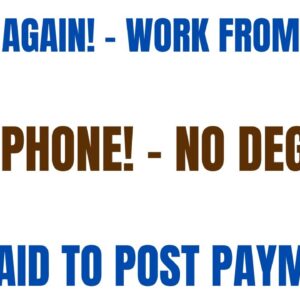 Hiring Again! Work From Home Job | Non Phone! - No Degree! | Get Paid To Post Payments | Remote