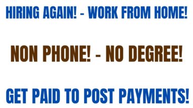 Hiring Again! Work From Home Job | Non Phone! - No Degree! | Get Paid To Post Payments | Remote