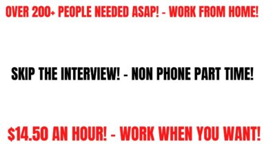 Over 200+ People Needed| Work From Home Job Skip The Interview | Non Phone Part Time $14.50 An Hour