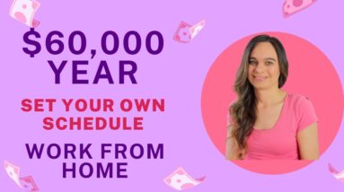 $60,000 Year Non-Phone Set Your Own Schedule Work From Home Job 2023 As A Bookkeeper | Great Benefit