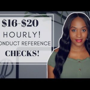 GET PAID $16-$20 PER HOUR TO CONDUCT REFERENCE CHECKS! NEW WORK FROM HOME JOB, HIRING NOW!