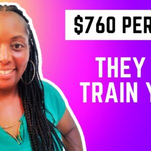 They Will Train You!!! $760 Per Week!!! Hiring Immediately!!! Non Phone Work From Home Jobs!!