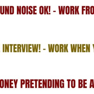 Background Noise Ok! - Work From Home Job | Skip The Interview Get Paid To Pretend To Be A Renter