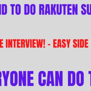 Get Paid To Do Rakuten Surveys | Easy Side Hustle 2023 | Everyone Can Do This |Best Side Hustle 2023