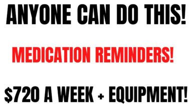 Anyone Can Do This! | Medication Reminders | Work From Home Job | $720 A Week | Online Job Hiring