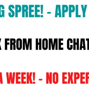 Hiring Spree! Apply Fast! Work From Home Chat Job | $520 A Week|No Experience Online Job #jobsearch