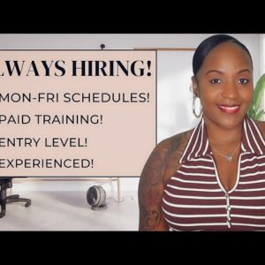 ALWAYS HIRING! 5 HEALTHCARE COMPANIES WITH WORK FROM HOME JOBS! ENTRY LEVEL & HIGH PAYING JOBS!